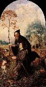 Jan Gossaert Mabuse St Anthony with a Donor France oil painting artist